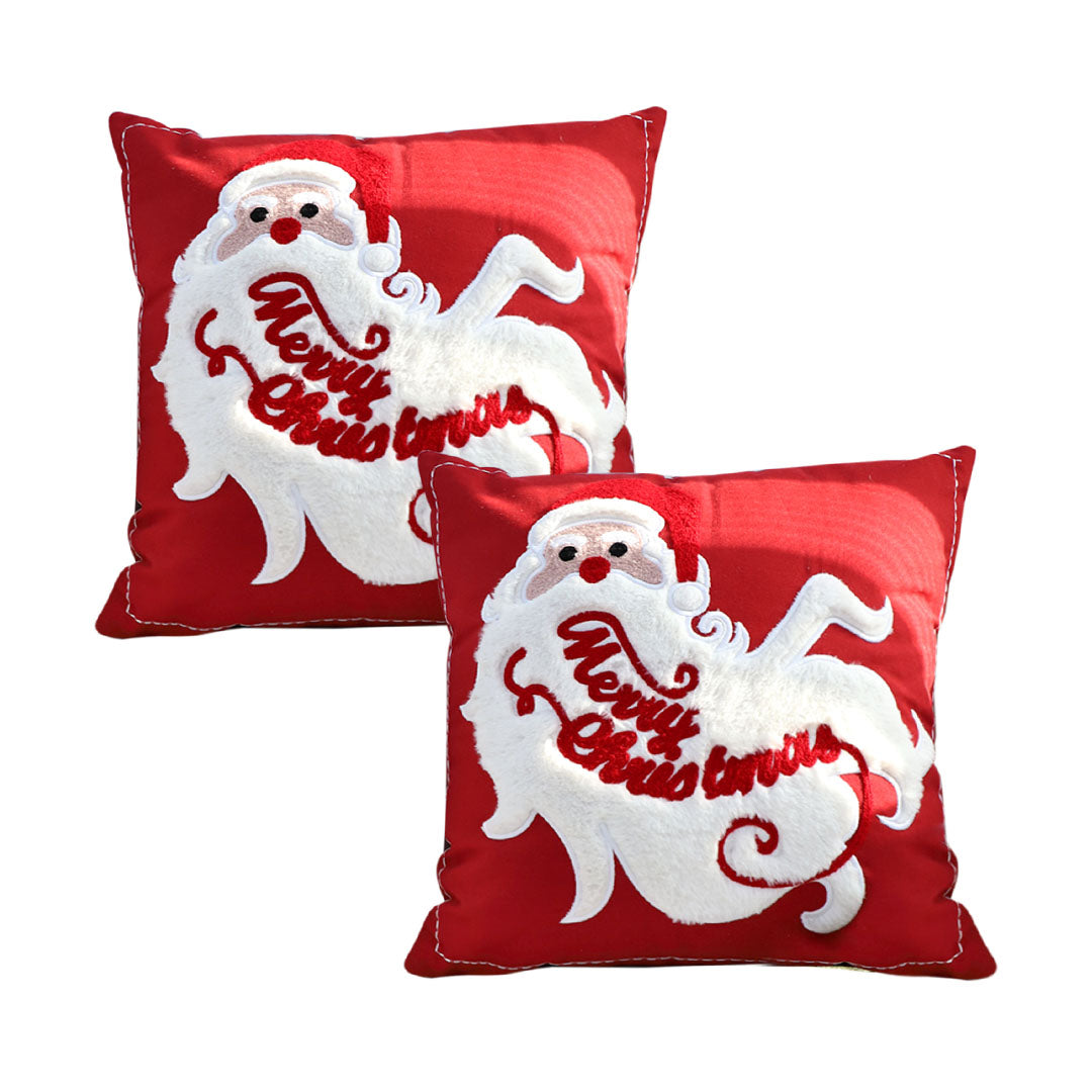 SOGA 2X 45cm Classic Santa Claus Christmas Pillowcase