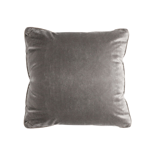 SOGA 45cm Velvet Pillowcase (Dove Gray)