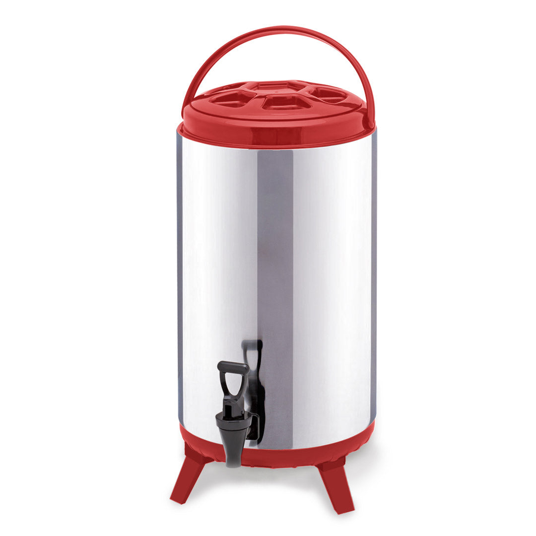 SOGA 3.2 Gal Portable Insulated Cold/Heat Coffee Tea Beer Barrel Brew Pot With Dispenser