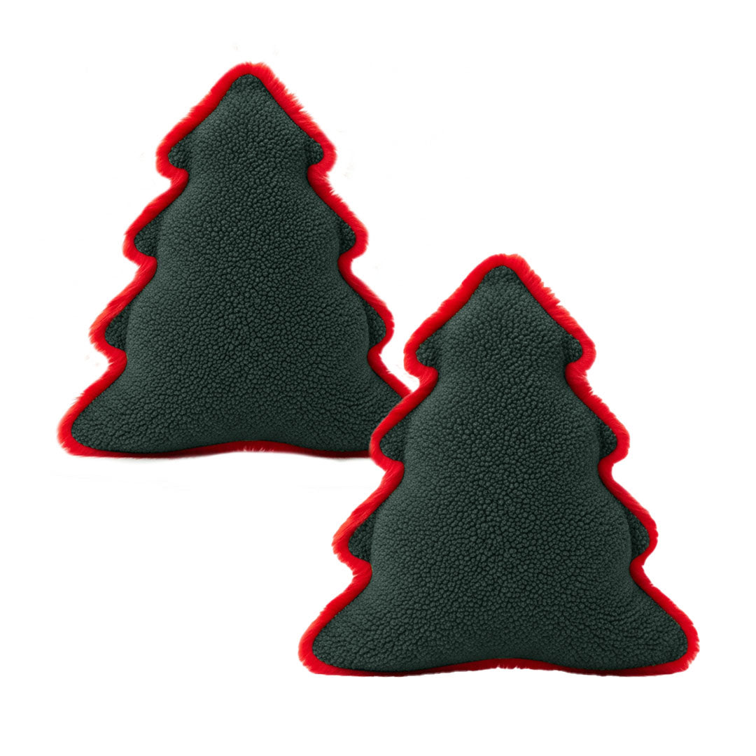 SOGA 2X 42x45cm Christmas Tree Figural Pillowcases