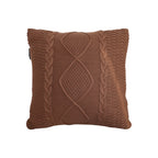 SOGA 45cm Sohobo Rectangle Knitted Cushion Cover with Boho Fringe