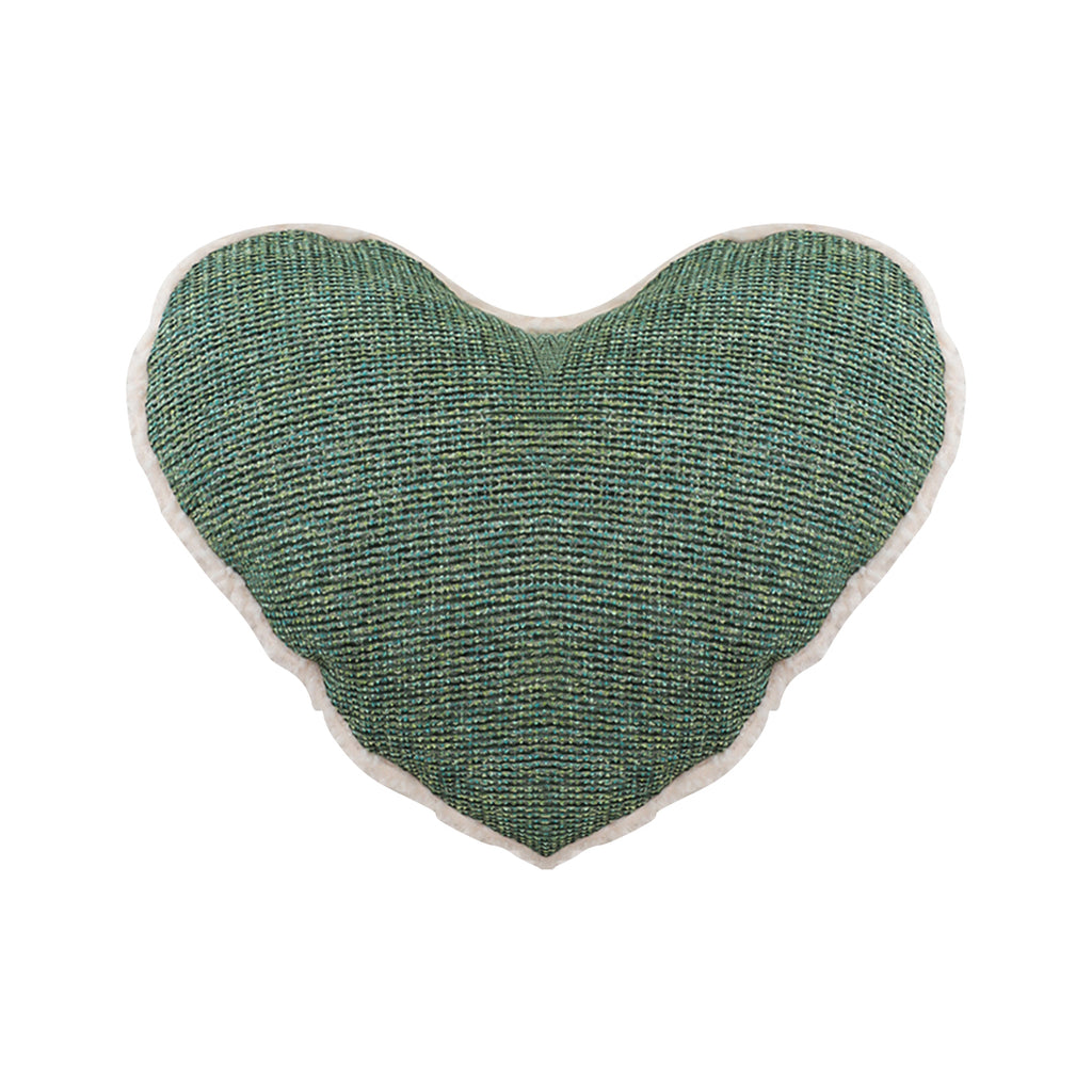 SOGA 42x32cm Cozy Heart-Shaped Woven Pillowcase