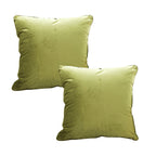 SOGA 2X 45cm Olive Green Velvet Pillow Covers – Soft Luxury Cushion Cases for Sofa, Bed & Home Décor
