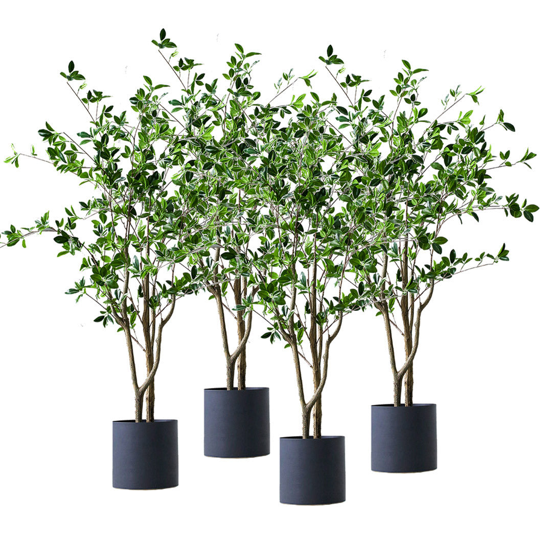 SOGA 4X 120cm Green Artificial Indoor Watercress Tree Fake Plant Simulation Decorative