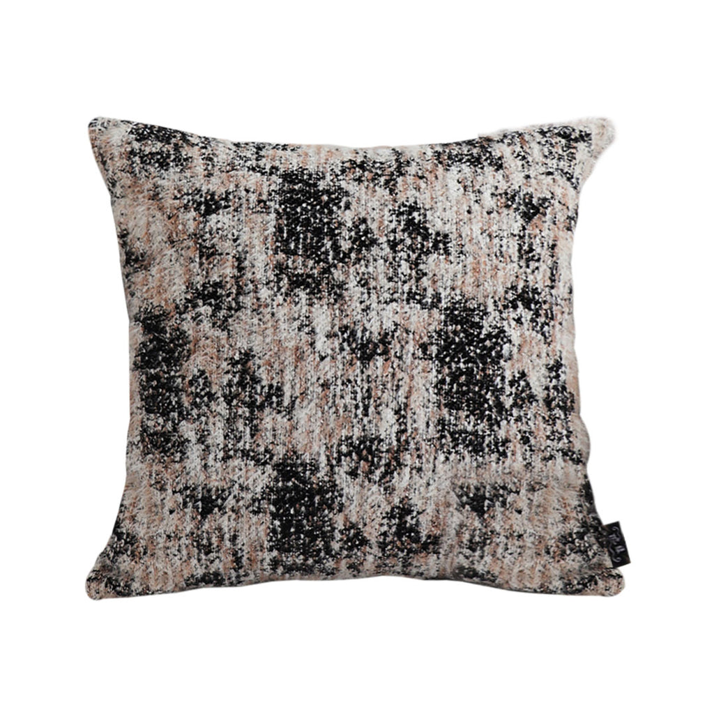SOGA 45cm Black & Beige Textured Pillowcase