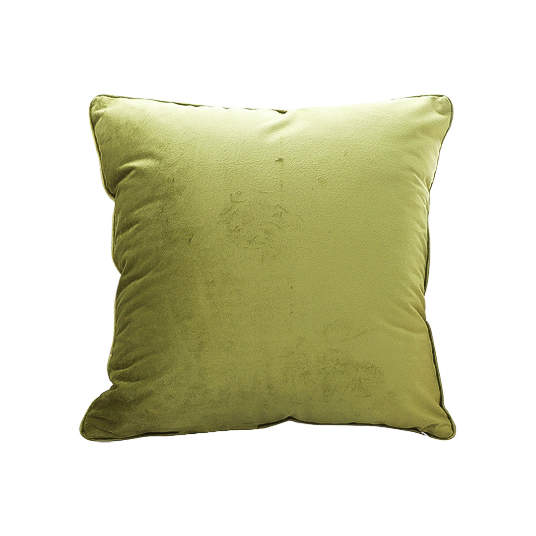 SOGA 45cm Olive Green Velvet Pillow Cover