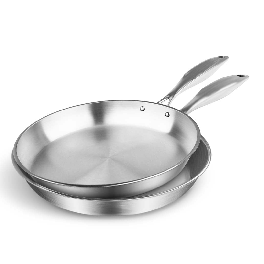 SOGA Stainless Steel Fry Pan 20cm 36cm Frying Pan Top Grade Skillet Induction Cooking FryPan