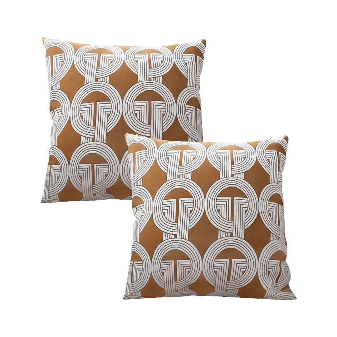 SOGA 2X 45cm Elegant Scallop Pattern Pillowcase
