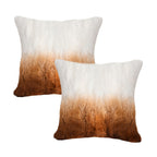 SOGA 2X 45cm Luxury Gradient Faux Fur Pillowcase