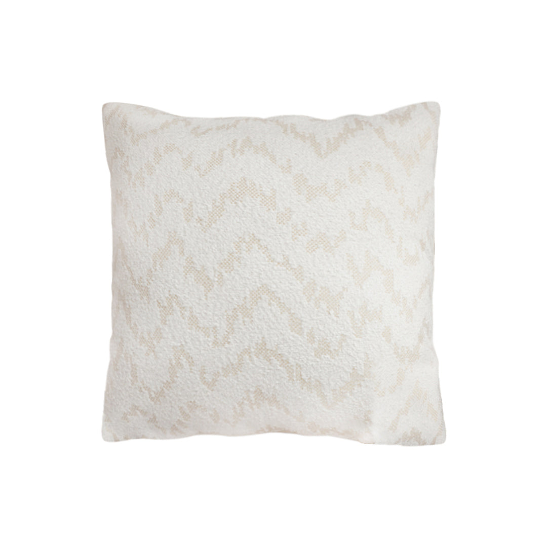 SOGA 45cm Cream Chevron Embroidered Pillowcase