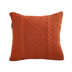 SOGA 45cm Cable Knit Diamond Pillowcase