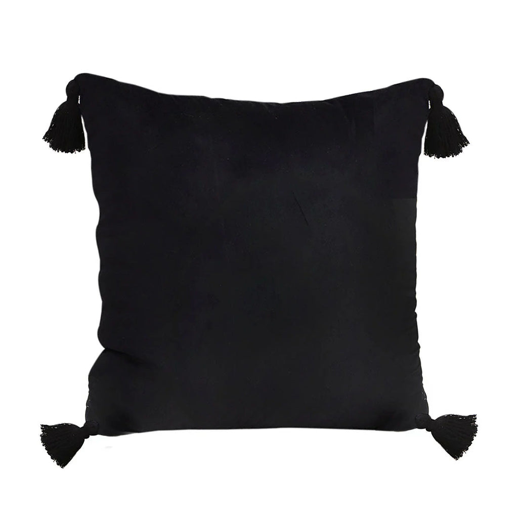 SOGA 45cm Black Art Deco Geometric Outdoor Pillowcase