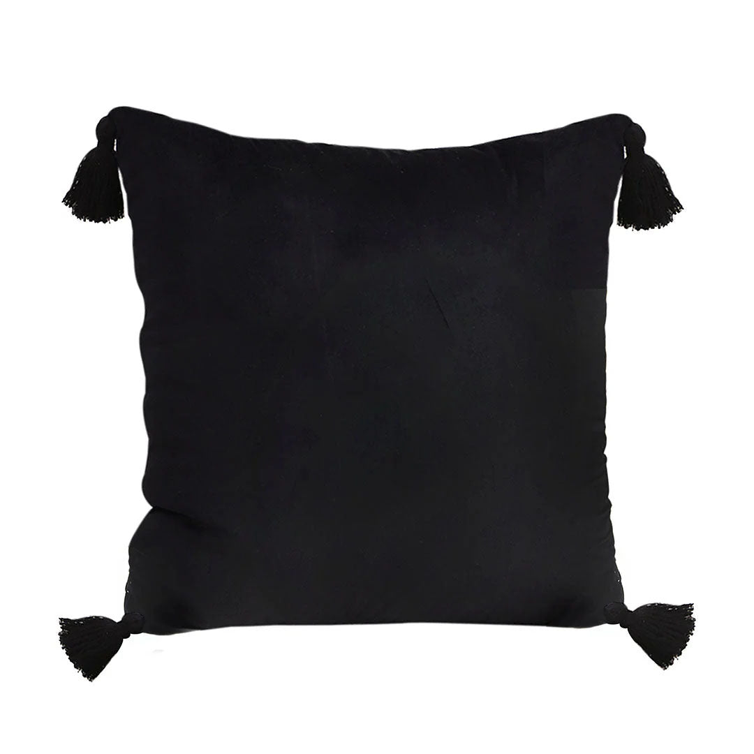 SOGA 45cm Black Art Deco Geometric Outdoor Pillowcase