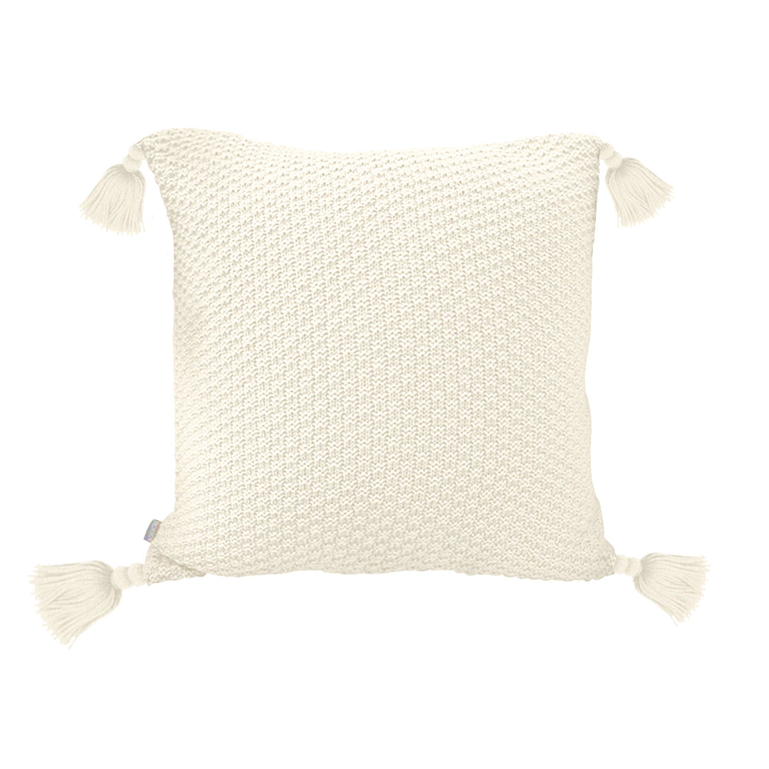 SOGA 50cmTextured Pillowcase (Cream White)