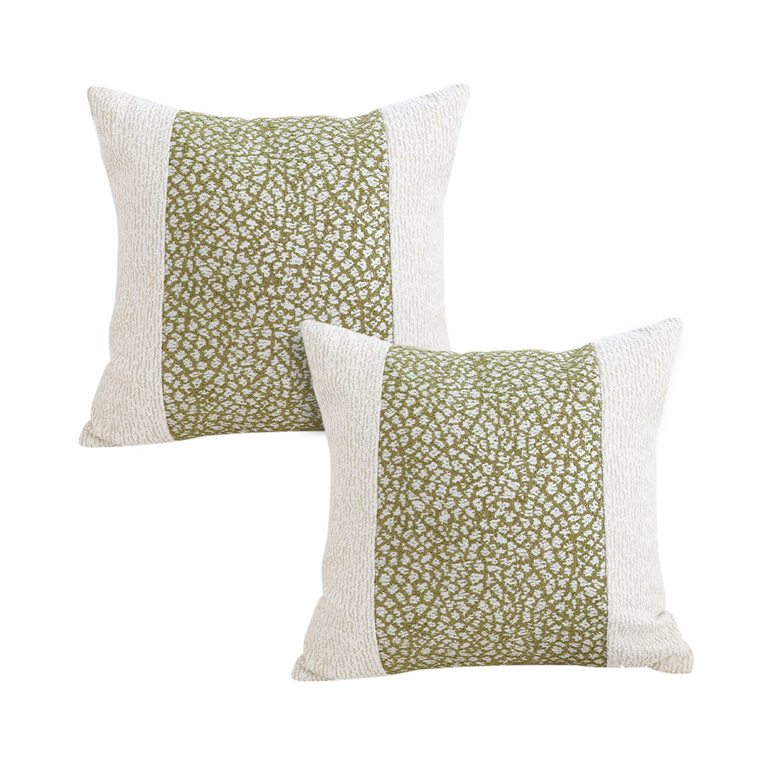 SOGA 2X 45cm Modern Green Accent Pillowcase