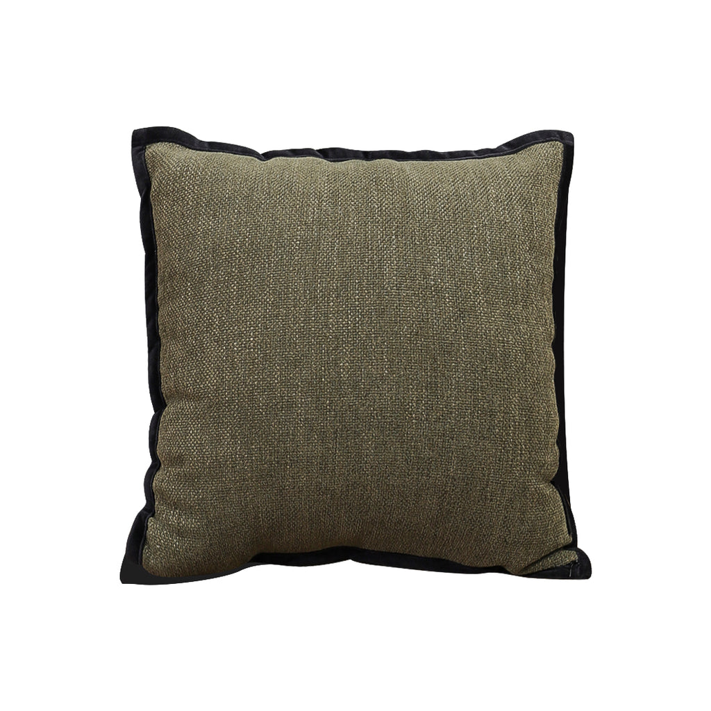 SOGA 45cm Soft Olive Green Square Decorative Pillowcase