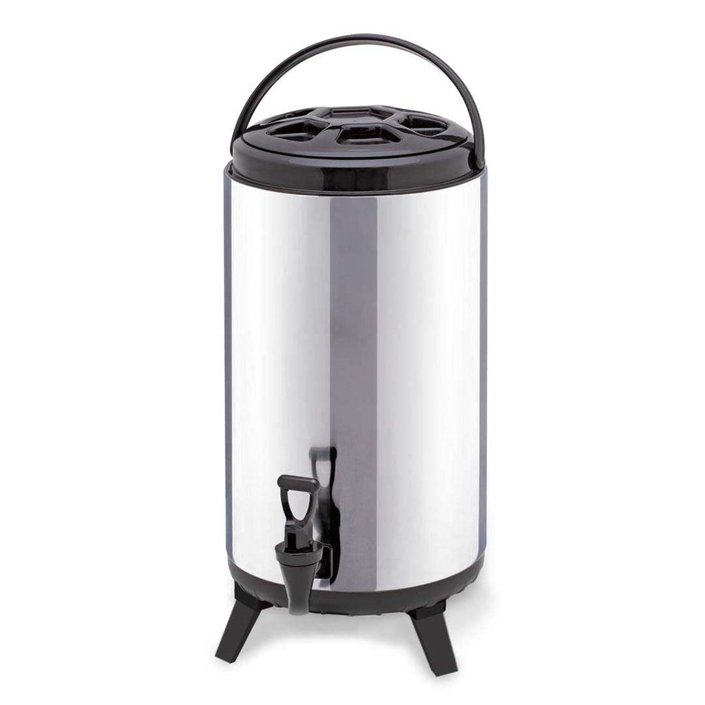 SOGA 4.8 Gal Portable Insulated Cold/Heat Coffee Tea Beer Barrel Brew Pot With Dispenser