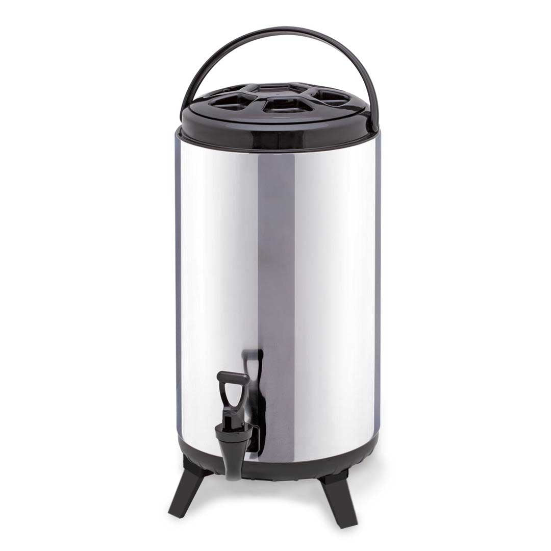 SOGA 4.8 Gal Portable Insulated Cold/Heat Coffee Tea Beer Barrel Brew Pot With Dispenser