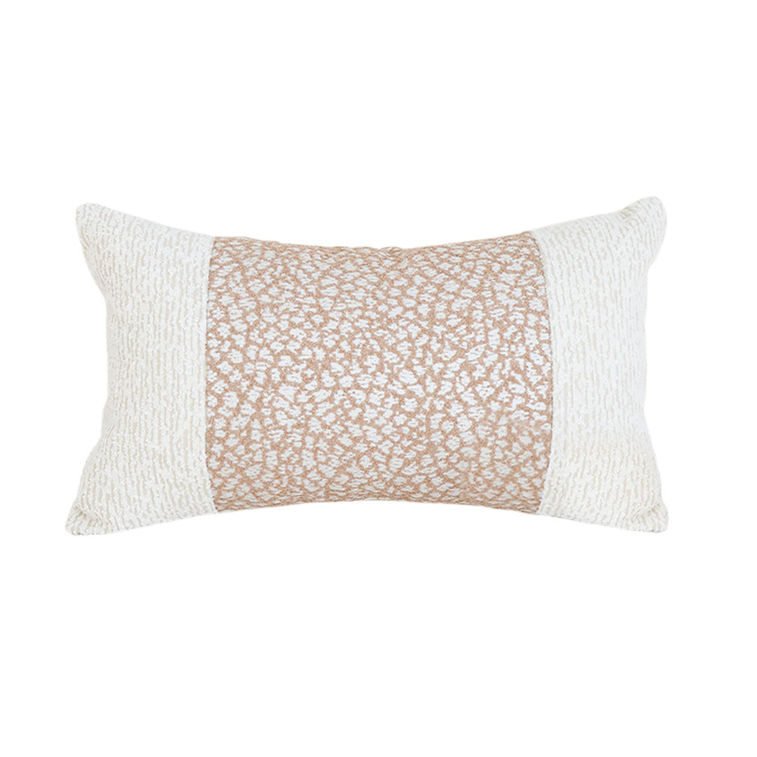 SOGA 30x50cm Kalen Rose Gold Flecked Lumbar Pillowcase
