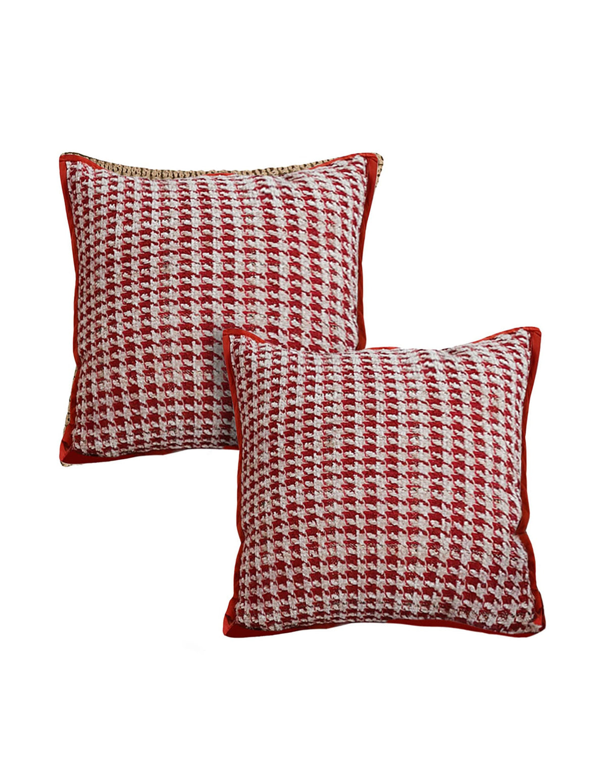 SOGA 2X 45cm Cozy Chic Houndstooth Pillowcase