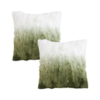 SOGA 2X 45cm Ombre Faux Fur Pillowcase