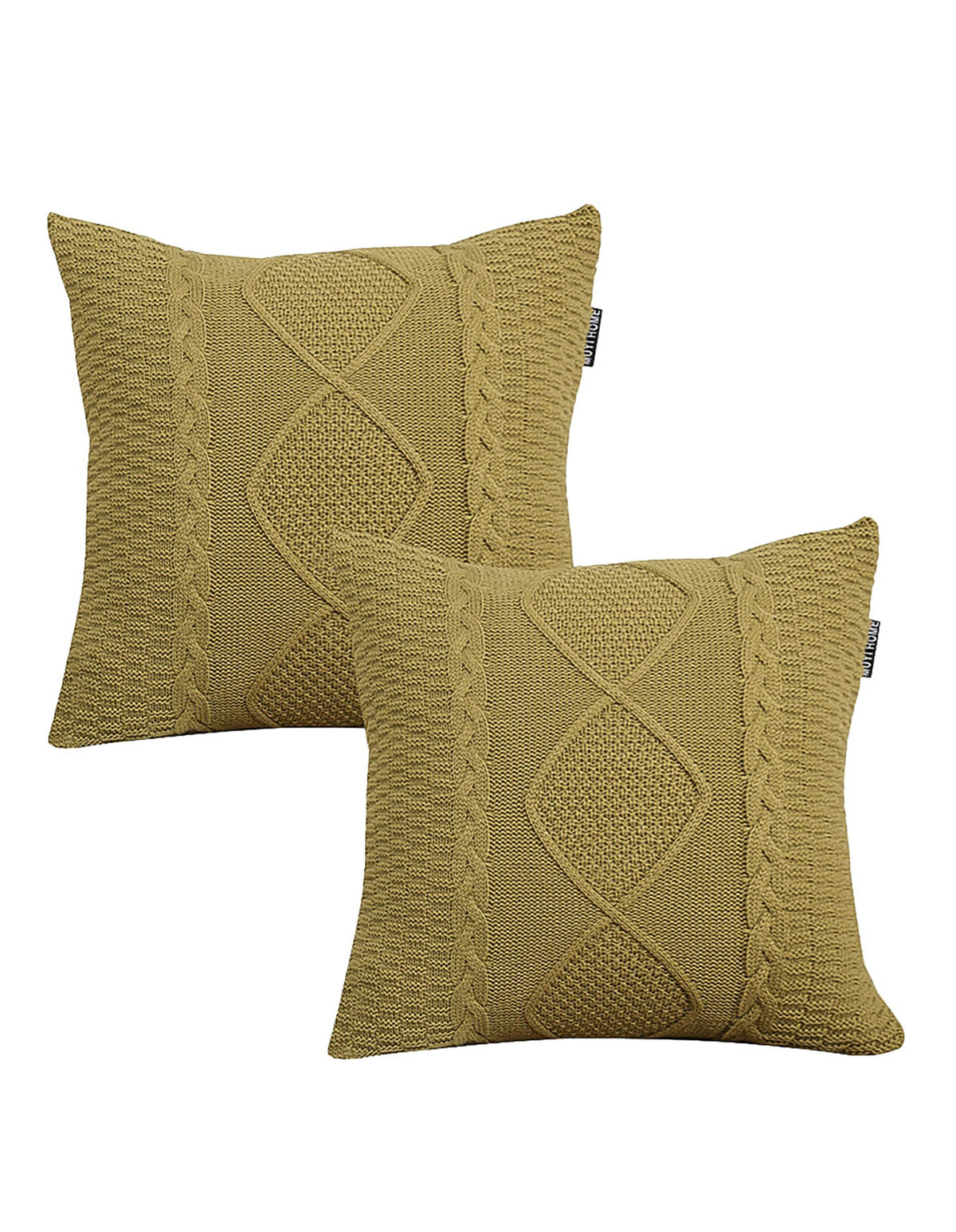 SOGA 2X 45cm Retro Twisted Vine Rhombus Pillowcase