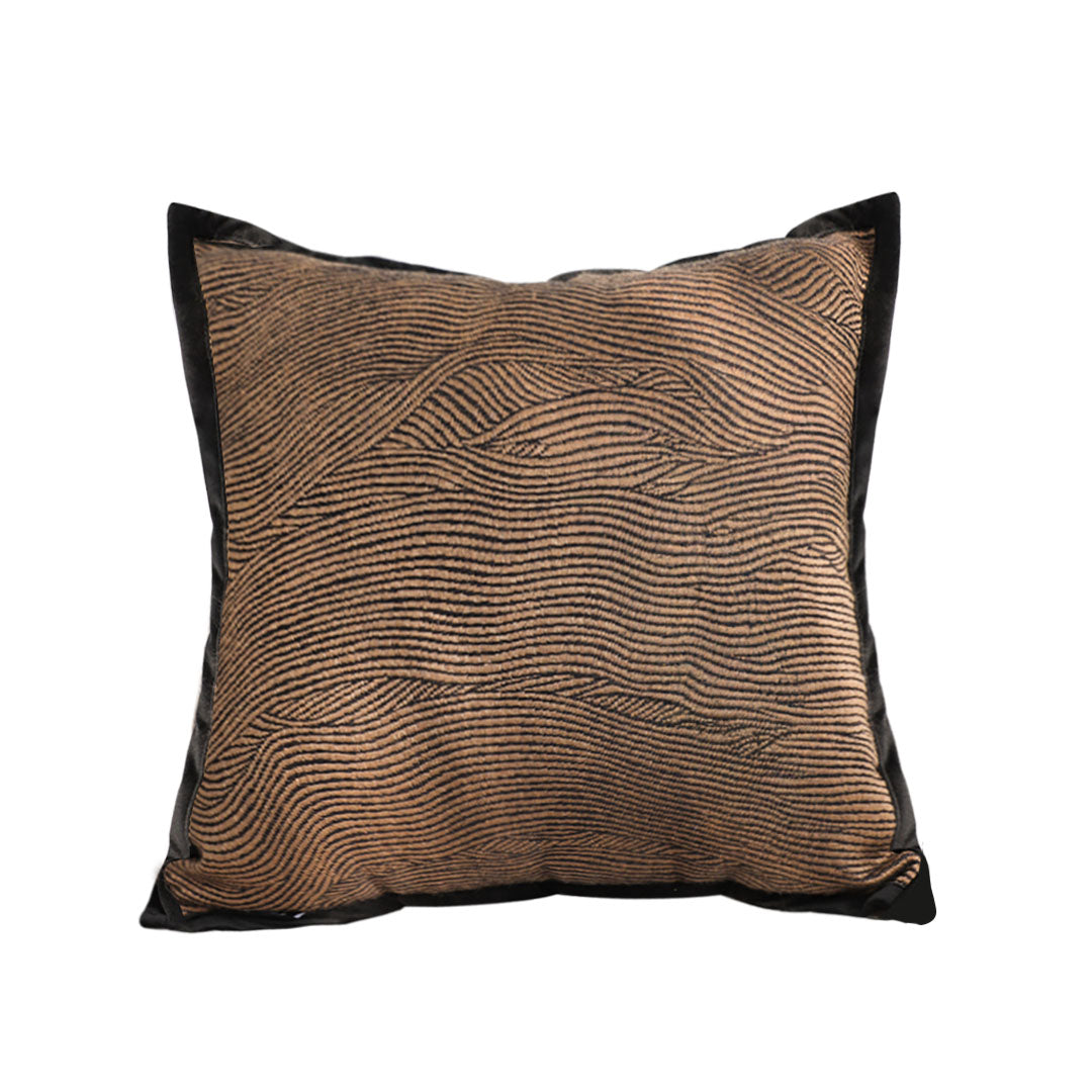 SOGA 45cm Square Textured Wave Pillowcase – Modern Style & Cozy Accent Cover