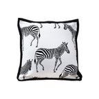 SOGA 45cm Safari Zebra Print Decorative Pillow Cover