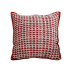 SOGA 45cm Cozy Chic Houndstooth Pillowcase