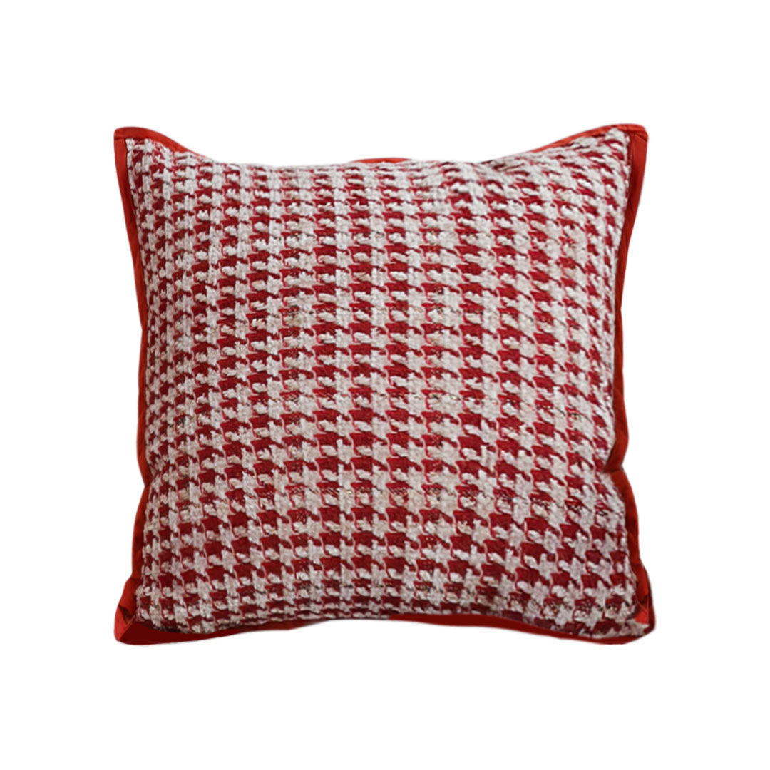 SOGA 45cm Cozy Chic Houndstooth Pillowcase