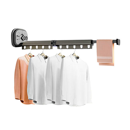 SOGA 93.2cm Wall-Mounted Clothing Dry Rack Retractable Space-Saving Foldable Hanger