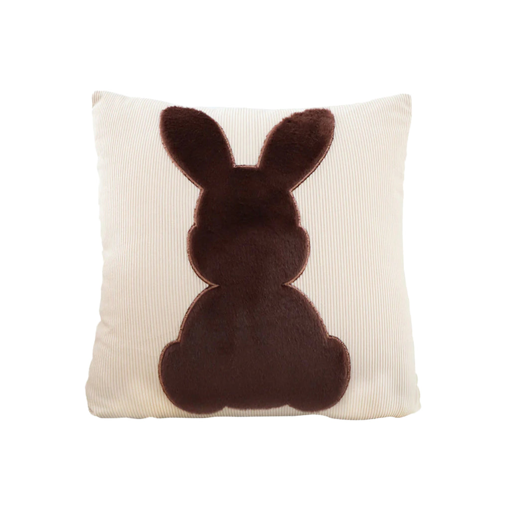 SOGA 45cm "Bunny Silhouette Pillowcase