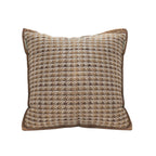 SOGA 45cm Cozy Woven Brown Pillowcase