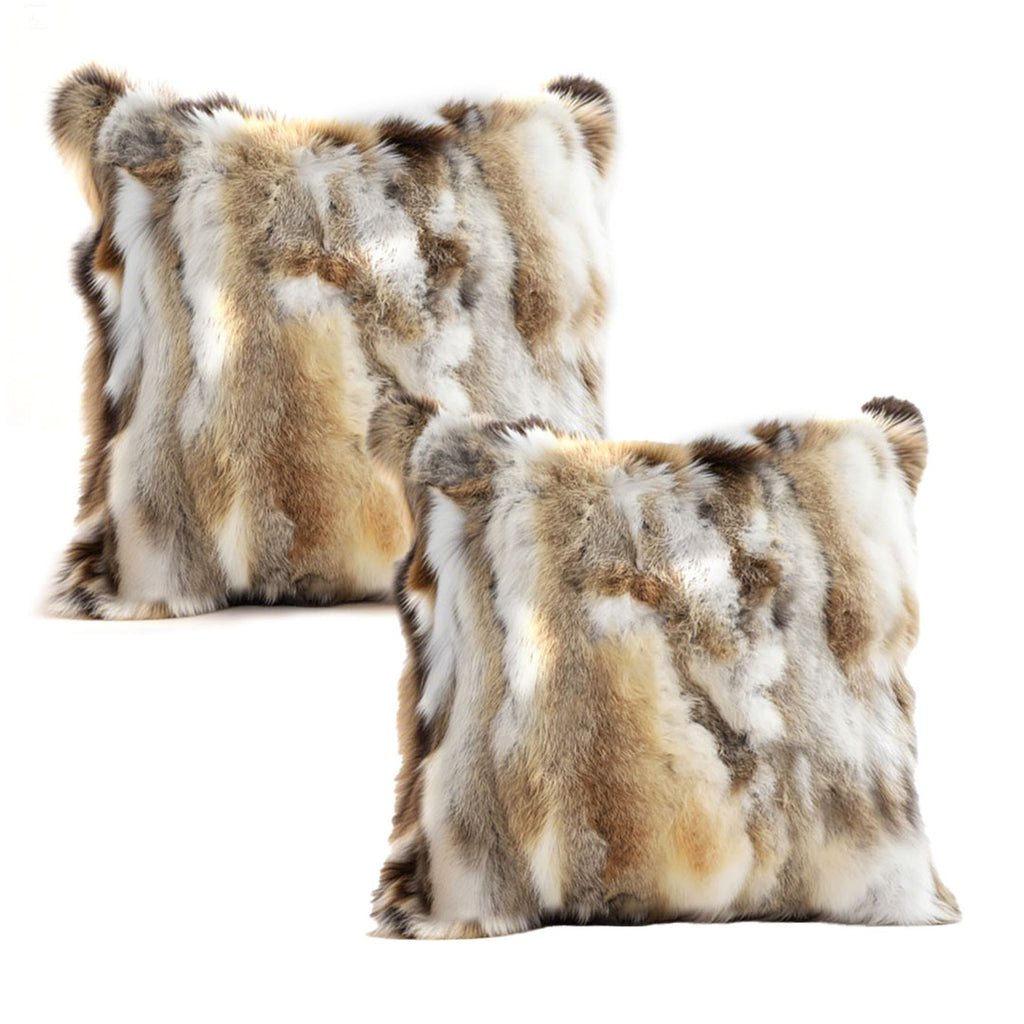 SOGA 2X 45cm Faux Fur Luxury Pillowcase (Mixed)