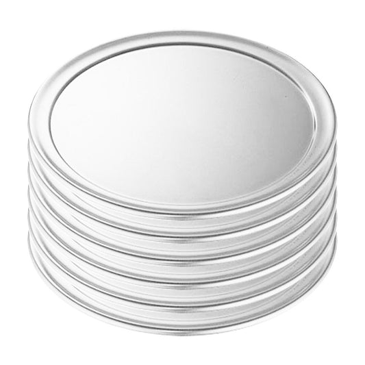 SOGA 6X 12-inch Round Aluminum Steel Pizza Tray Home Oven Baking Plate Pan