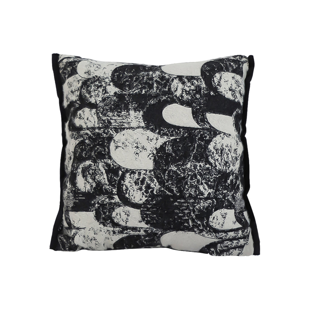 SOGA 45cm Bold Abstract Black & White Pillowcase