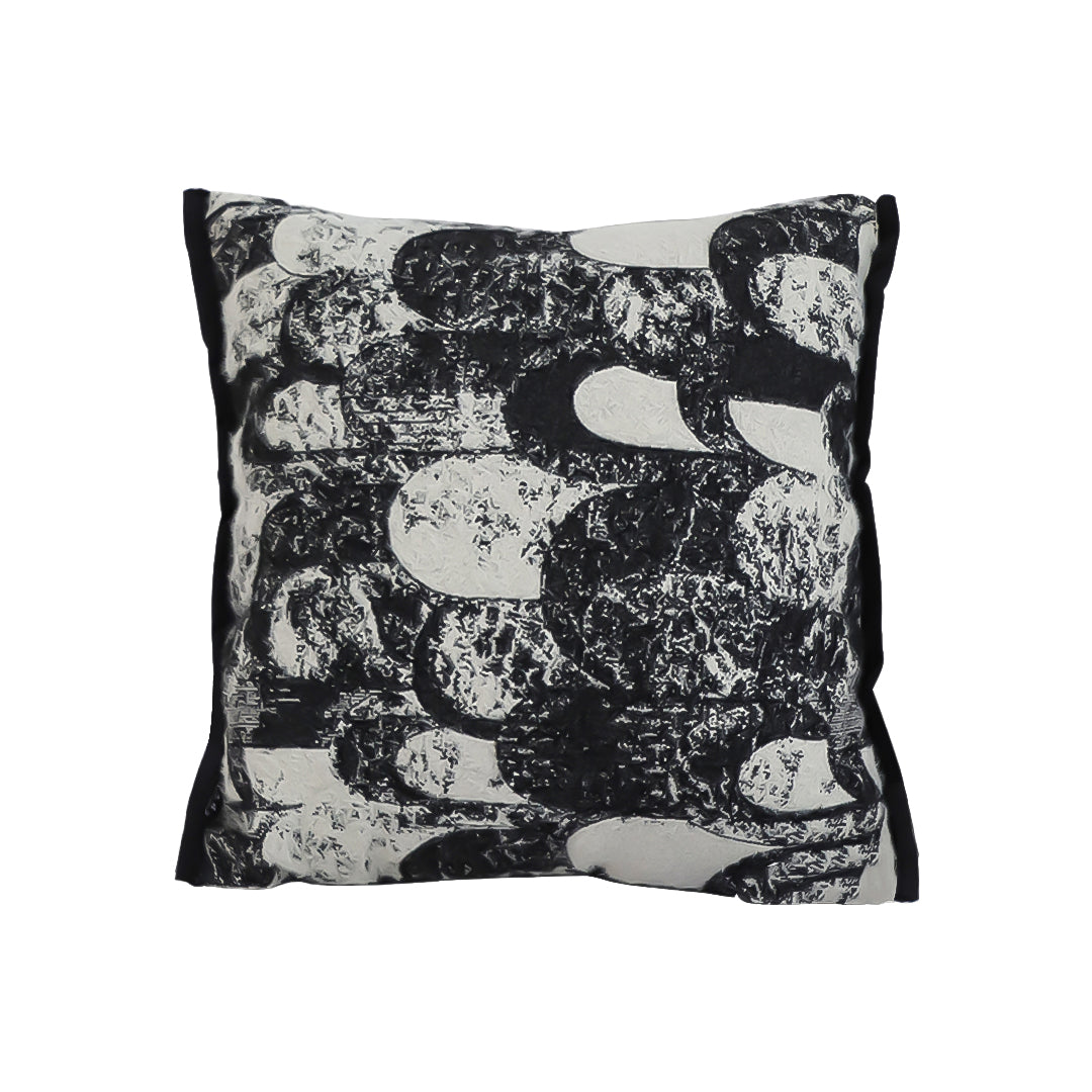SOGA 45cm Bold Abstract Black & White Pillowcase