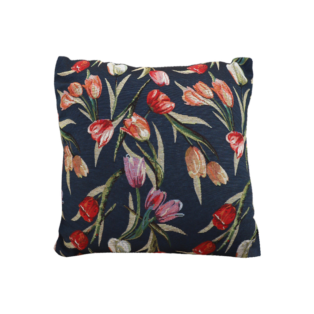SOGA 45cm Botanical Floral Pillowcase (Dark)