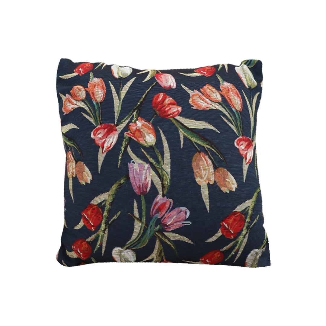SOGA 45cm Botanical Floral Pillowcase (Dark)