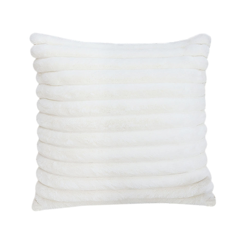 SOGA 45cm Elegant White Textured Pillowcase