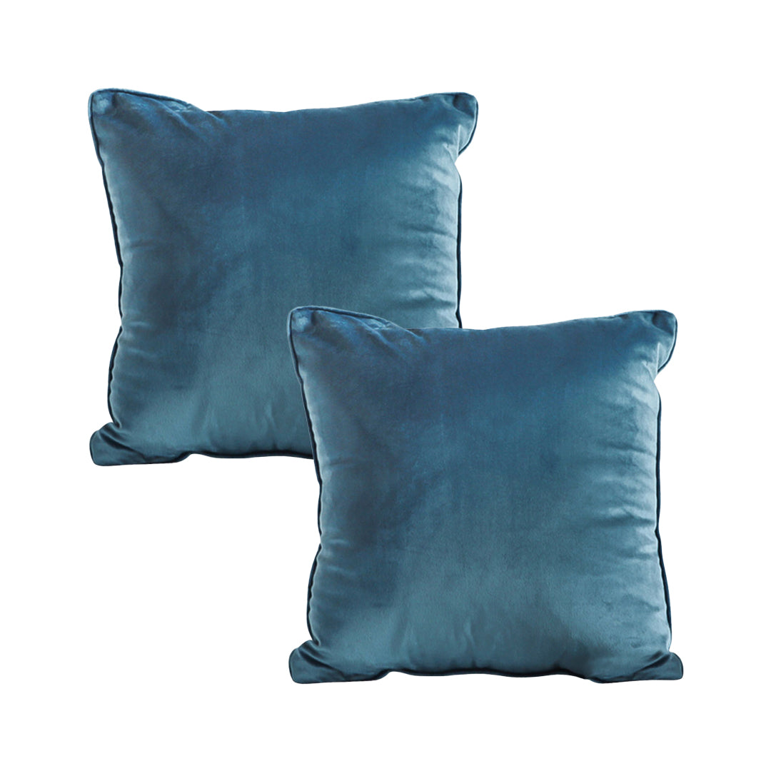 SOGA 2X 45cm Deep Teal Velvet Pillowcase – Luxurious Soft Cushion Covers for Elegant Home Décor