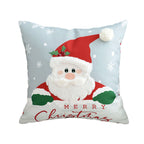 SOGA 45cm Merry Christmas Typography Pillow Cover
