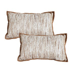SOGA 2X 45cm Sohobo Rectangle Knitted Cushion Cover with Boho Fringe