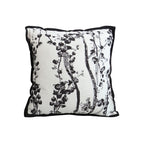 SOGA 45cm Black & White Botanical Modern Pillowcase