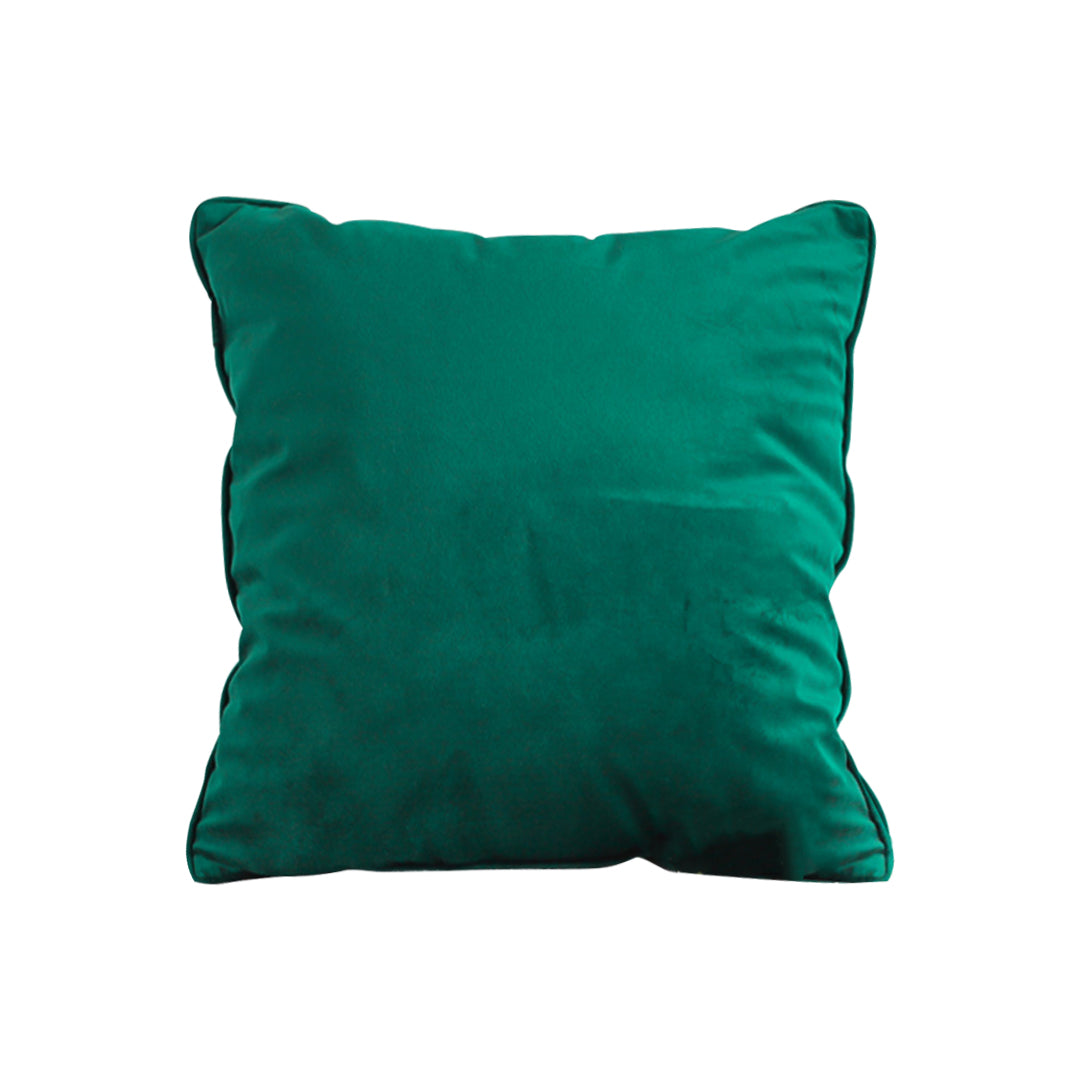 SOGA 45cm Velvet Pillowcase (Emerald Green)