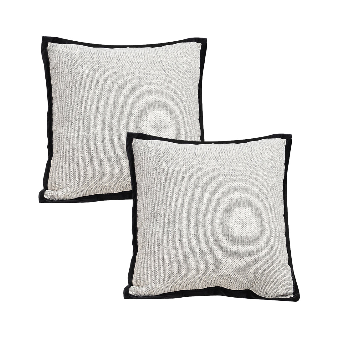 SOGA 2X 45cm french style solid texture throw Pillowcase