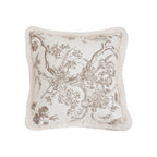 SOGA 45cm Sage Green Botanical Embroidered Pillowcase