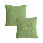 SOGA 2X 45cm Textured Weave Pillowcases – Modern Decorative Cushion Covers for Sofa, Bed & Home Décor