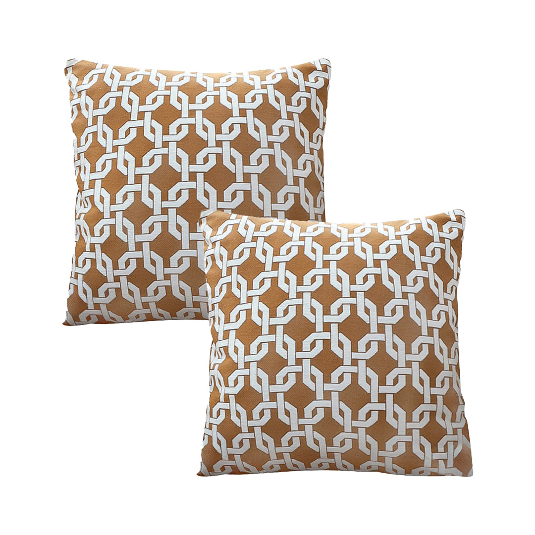 SOGA 2X 45cm Moroccan Lattice Decorative Pillow Cover