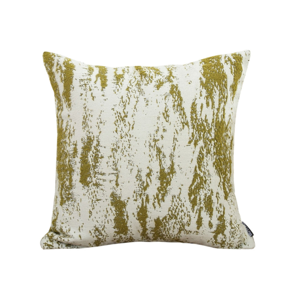 SOGA 45cm Moss-White Cascade Brushstroke Decorative Pillowcase